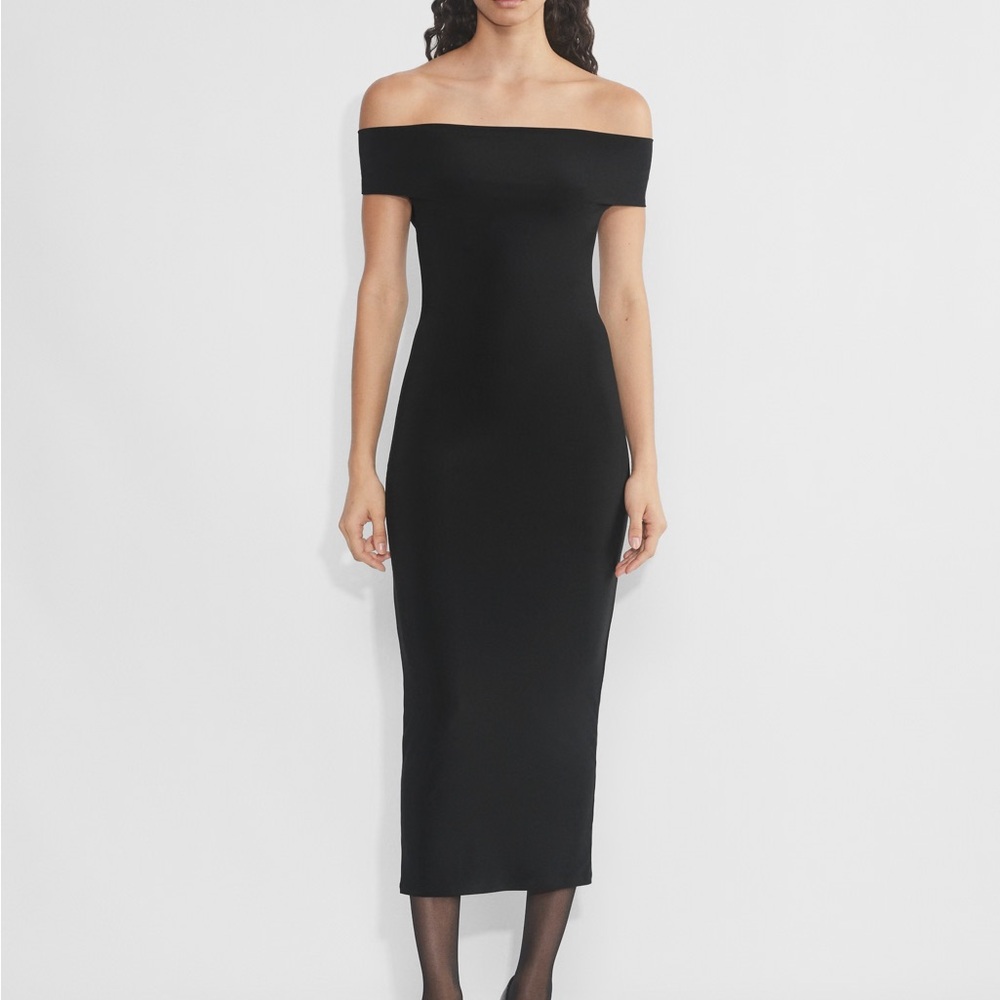 Aritzia All Black Array Dress